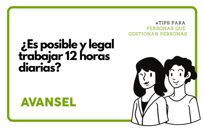 ¿Es posible y legal trabajar 12 horas diarias?