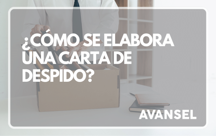¿Cómo se elabora una carta de despido?